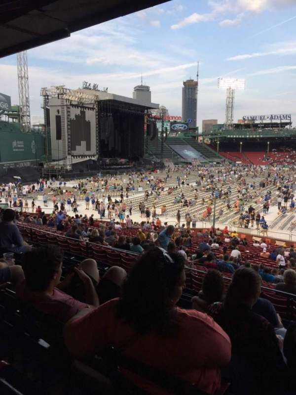 Fenway Park, bloc: Grandstand 30, rangée: 7, place: 1
