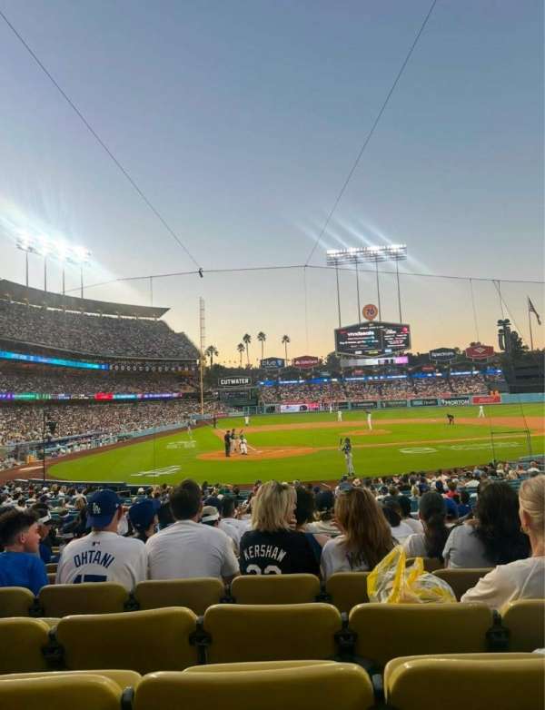 Dodger Stadium, bloc: 8FD, rangée: P, place: 10