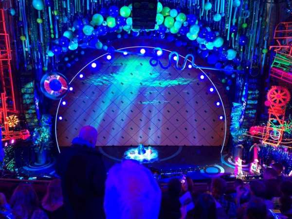 Palace Theatre, Broadway, bloc: Mezzanine C, rangée: E, place: 104