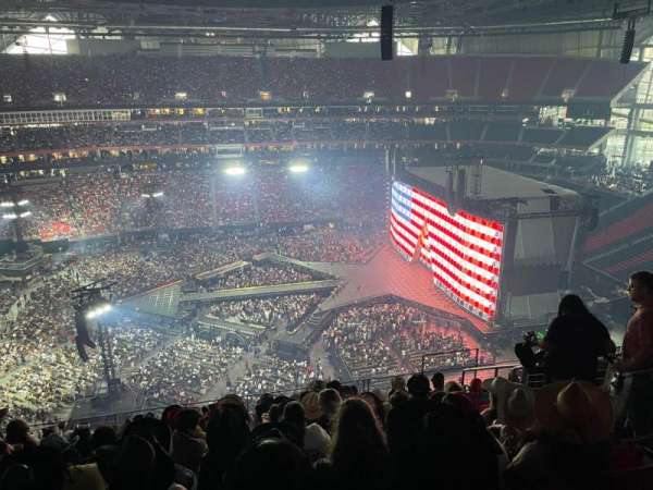 Mercedes-Benz Stadium, bloc: 312, rangée: 11, place: 8