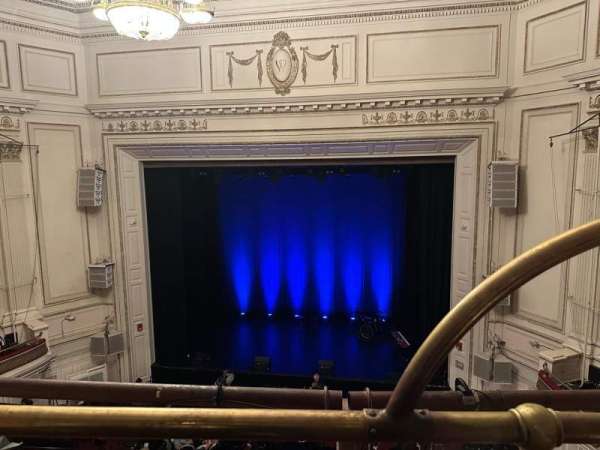 Wilbur Theatre, bloc: Balcony C, rangée: A, place: 101