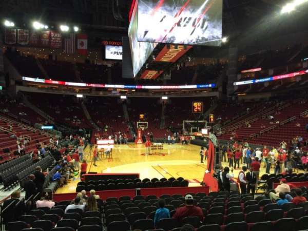 Toyota Center, bloc: 114, rangée: 5, place: 10