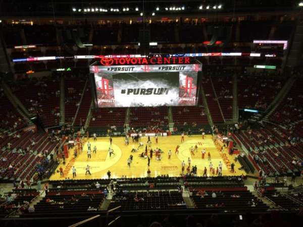 Toyota Center, bloc: 409, rangée: 9, place: 16