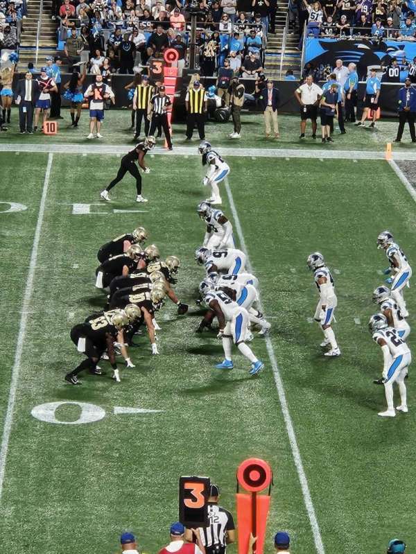 Bank of America Stadium, bloc: 341, rangée: 7, place: 1