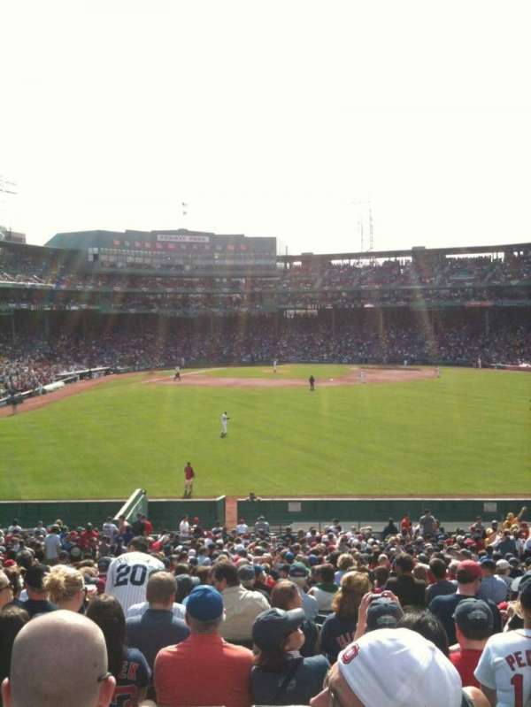 Fenway Park, bloc: Bleacher 41, rangée: 38, place: 11