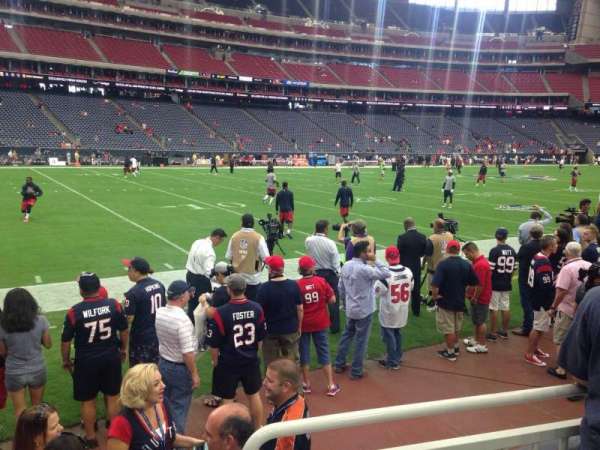 NRG Stadium, bloc: 139, rangée: B, place: 1