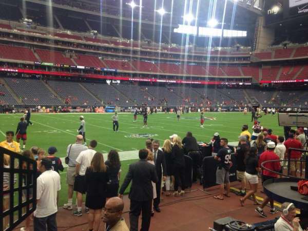 NRG Stadium, bloc: 140, rangée: A, place: 1
