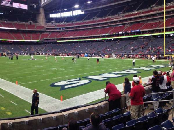 NRG Stadium, bloc: 139, rangée: G, place: 1