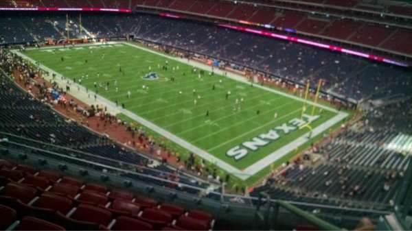 NRG Stadium, bloc: 502, rangée: M, place: 1