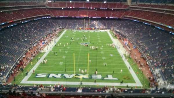 NRG Stadium, bloc: 647, rangée: A, place: 19