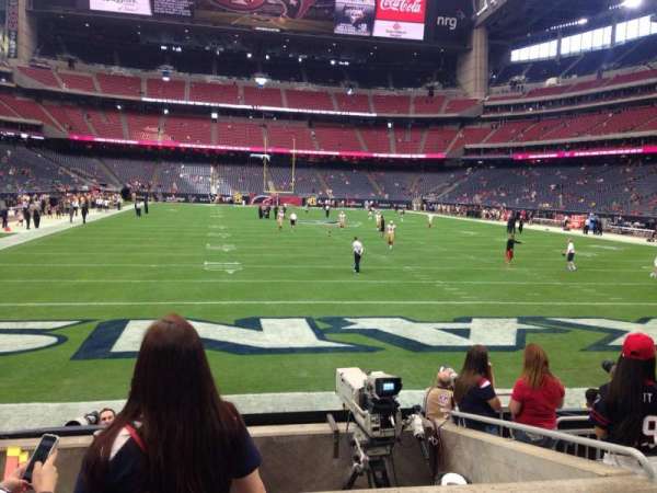 NRG Stadium, bloc: 137, rangée: J