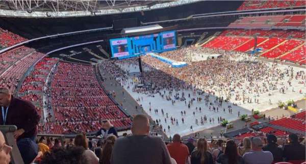 Wembley Stadium, bloc: 518, rangée: 16, place: 125