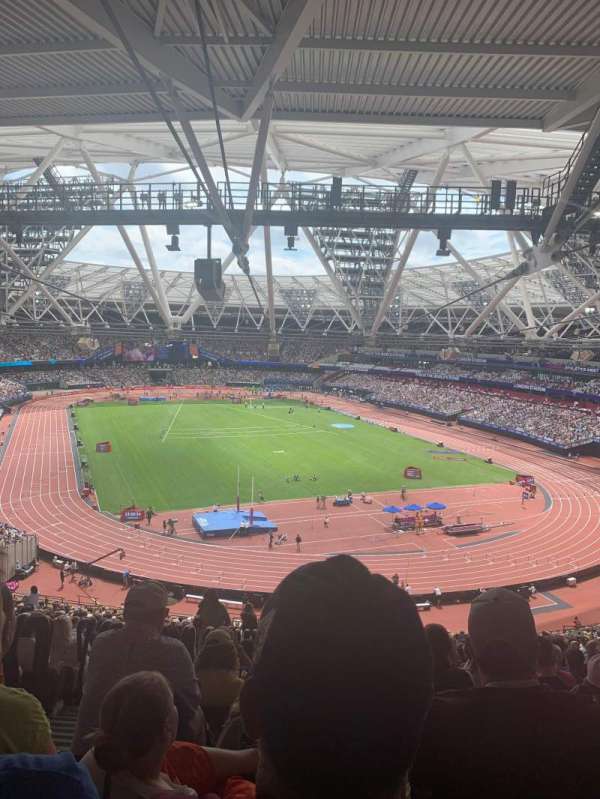 London Stadium, bloc: 247, rangée: 65, place: 86