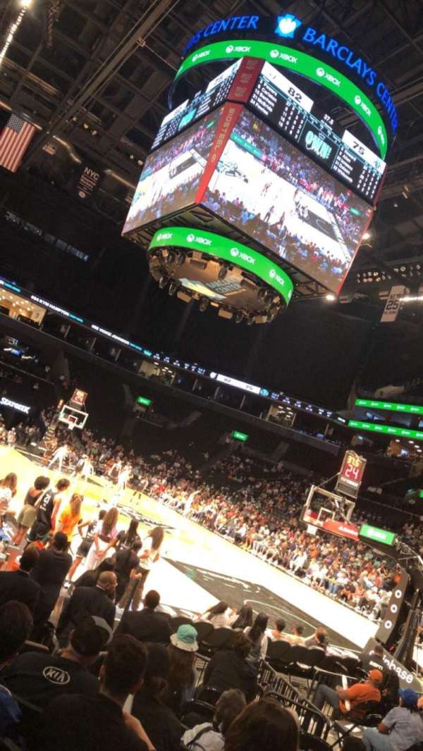 Barclays Center, bloc: 1, rangée: 7, place: 8