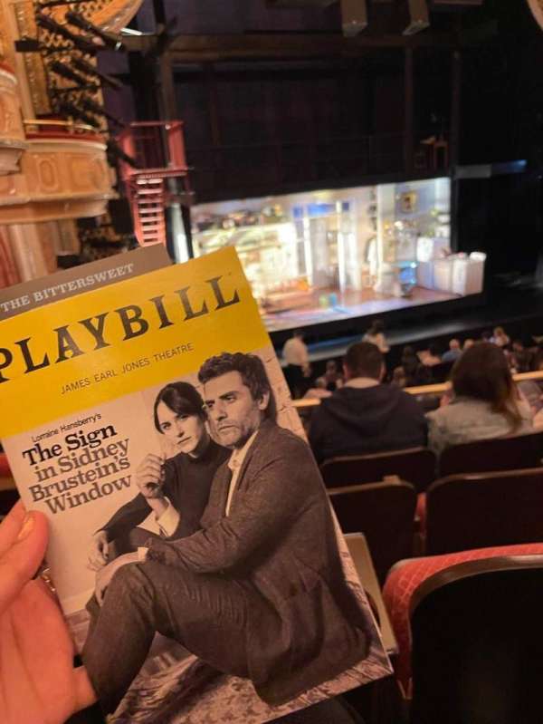 James Earl Jones Theatre, bloc: Mezzanine L, rangée: D, place: 11