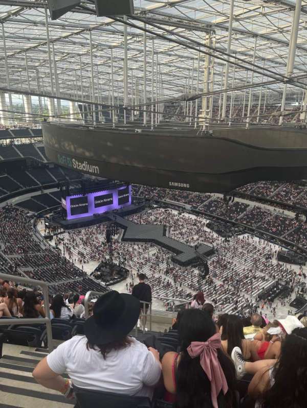 SoFi Stadium, bloc: 522, rangée: 17, place: 20