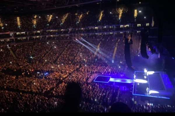 The O2, London, bloc: 422, rangée: B, place: 978