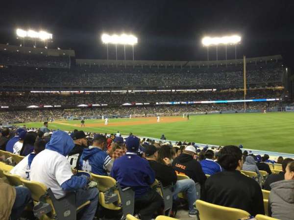 Dodger Stadium, bloc: 46fd, rangée: N, place: 3