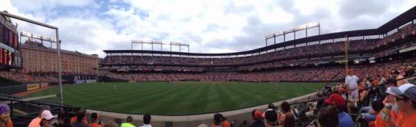 Oriole Park at Camden Yards, bloc: 86, rangée: 4, place: 6