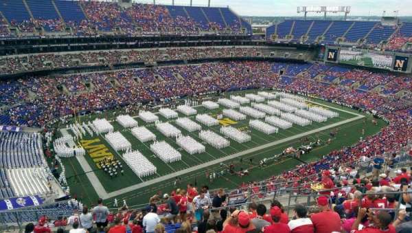 M&T Bank Stadium, bloc: 505, rangée: 17, place: 9