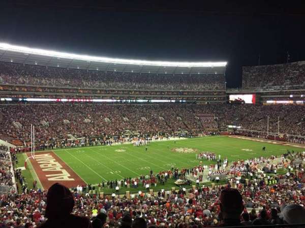 Bryant-Denny Stadium, bloc: U1-P, rangée: 2, place: 13
