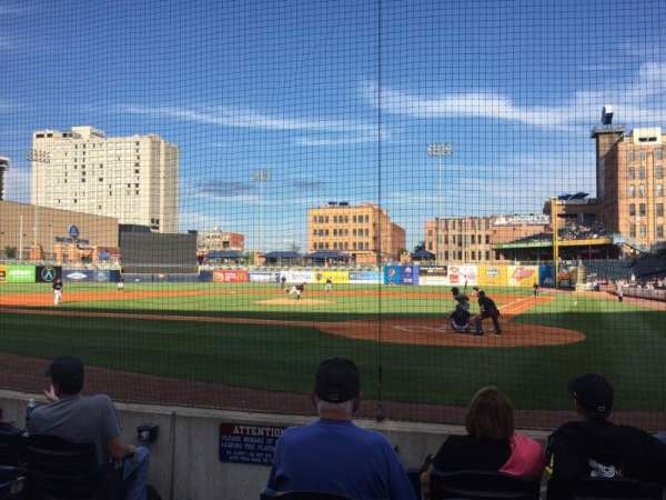 Fifth Third Field, bloc: 109, rangée: F, place: 9