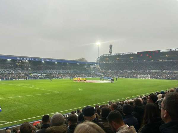 St Andrew's Stadium, bloc: 38, rangée: 14, place: 540