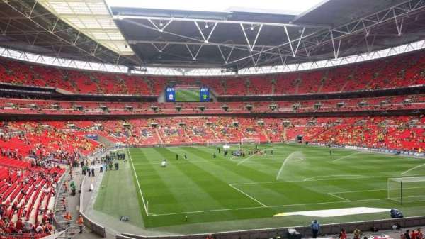Wembley Stadium, bloc: 136, rangée: 12, place: 62