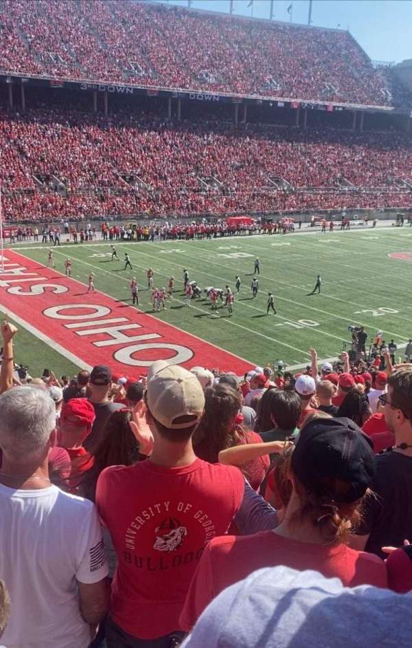 Ohio Stadium, bloc: 11A, rangée: 24, place: 13