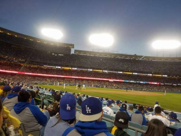 Dodger Stadium, bloc: 40FD, rangée: C, place: 5
