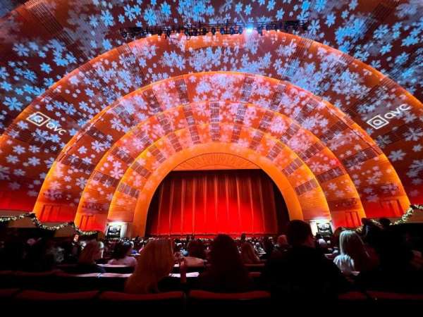 Radio City Music Hall, bloc: Orchestra 4, rangée: F, place: 407