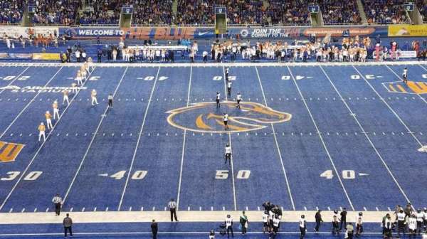 Albertsons Stadium, bloc: 108, rangée: X, place: 22