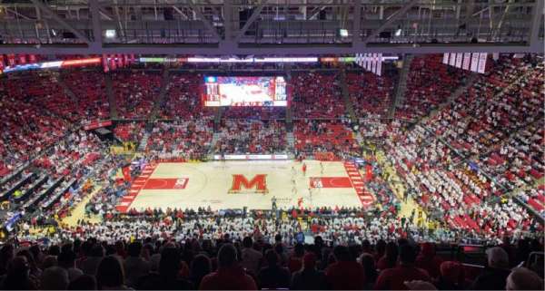 Xfinity Center, Maryland, bloc: 214, rangée: 19, place: 7
