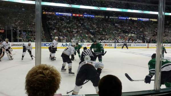 American Airlines Center, bloc: 109, rangée: C, place: 6
