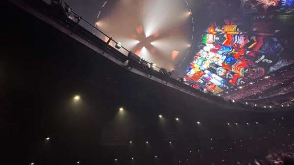 The Sphere, Vegas, bloc: 108, rangée: 20, place: 12