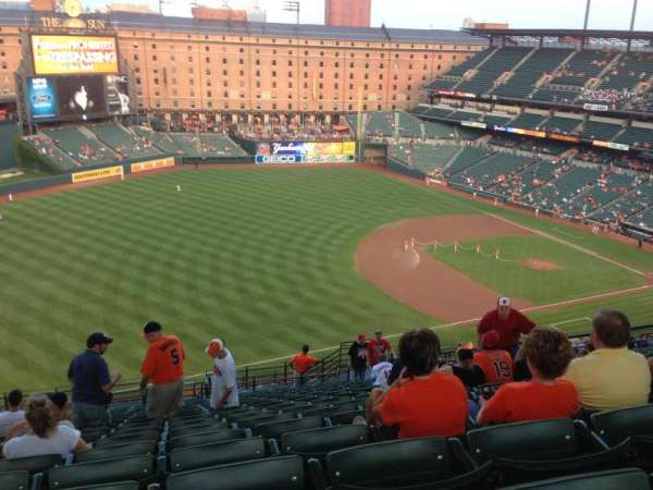 Oriole Park at Camden Yards, bloc: 364, rangée: 25, place: 11