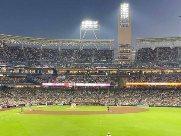 Petco Park, bloc: 133, rangée: 19, place: 22