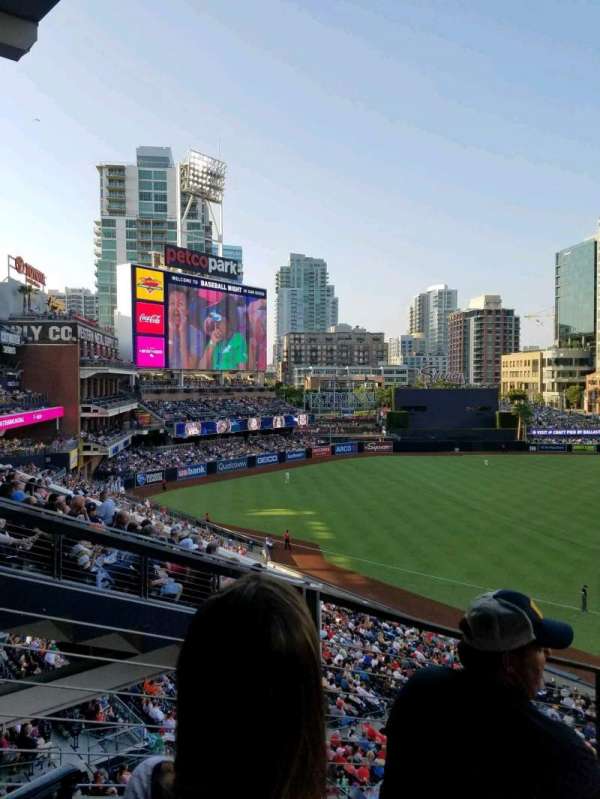 Petco Park, bloc: 210, rangée: 11, place: 7