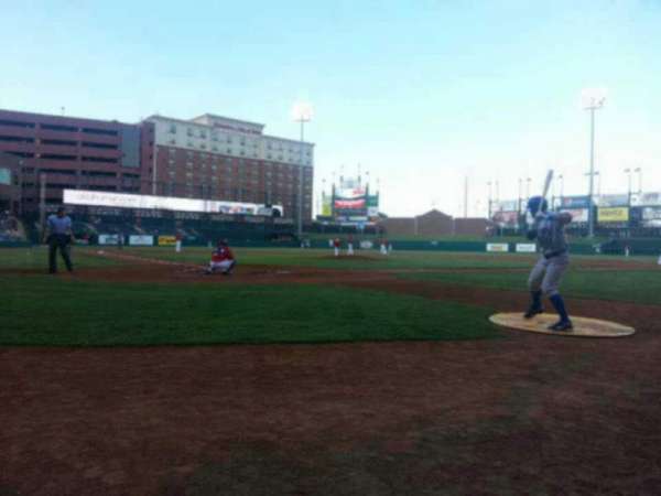 Chickasaw Bricktown Ballpark, bloc: 111, rangée: B, place: 18