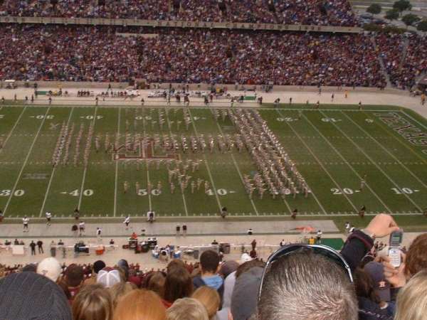 Kyle Field, bloc: 332, rangée: 15, place: 14
