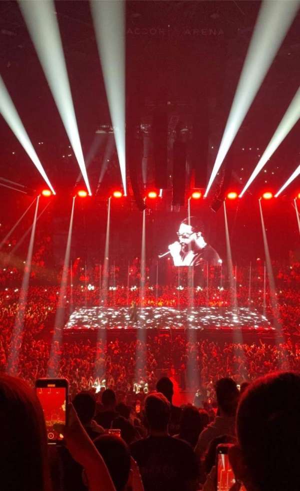 Accor Arena, bloc: Gradin O, rangée: 2, place: 27