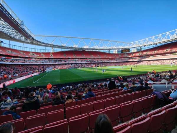 Emirates Stadium, bloc: 20, rangée: 14, place: 600