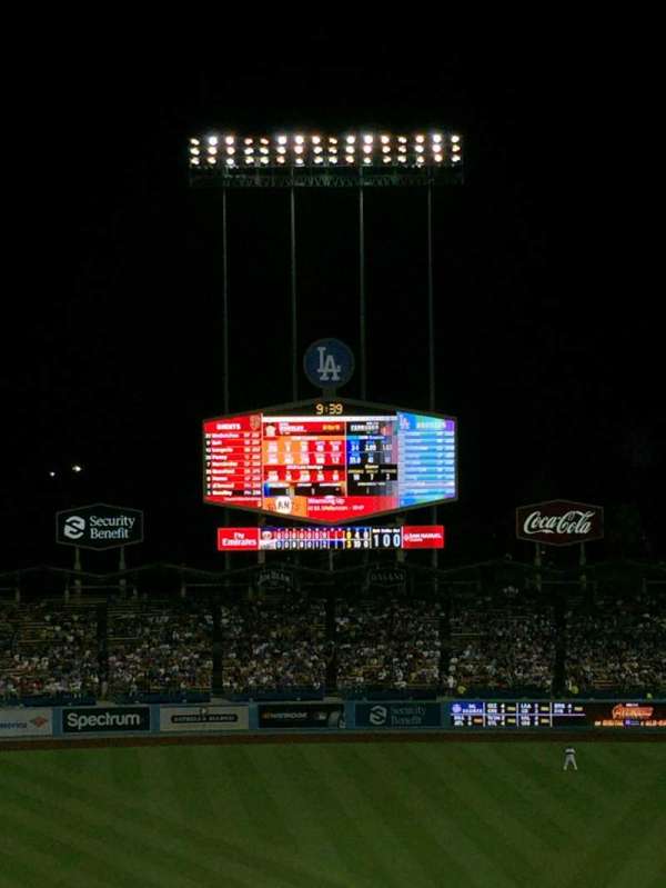 Dodger Stadium, bloc: 9RS, rangée: L, place: 15