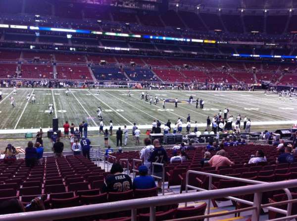 The Dome at America's Center, bloc: 143LO, rangée: U, place: 2