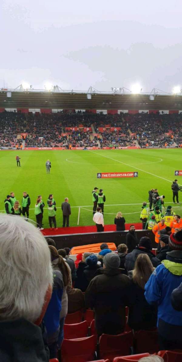 St Mary's Stadium, bloc: 08, rangée: N, place: 0201