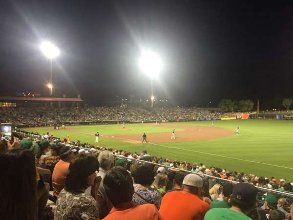 Scottsdale Stadium, bloc: Blc B, rangée: 12, place: 17