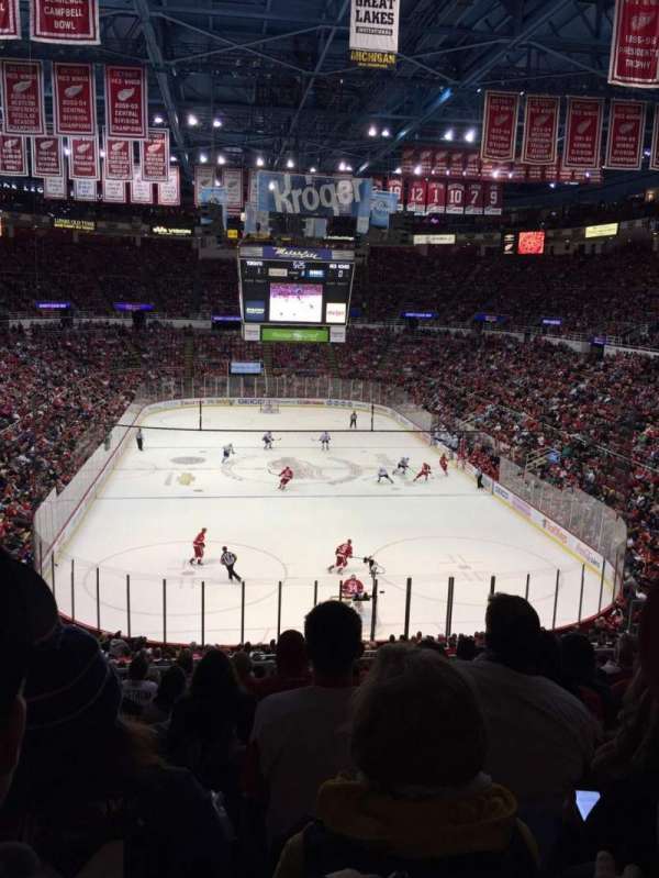 Joe Louis Arena, bloc: 201, rangée: 10