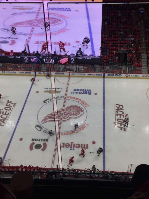 Little Caesars Arena, bloc: G26, rangée: 2, place: 7
