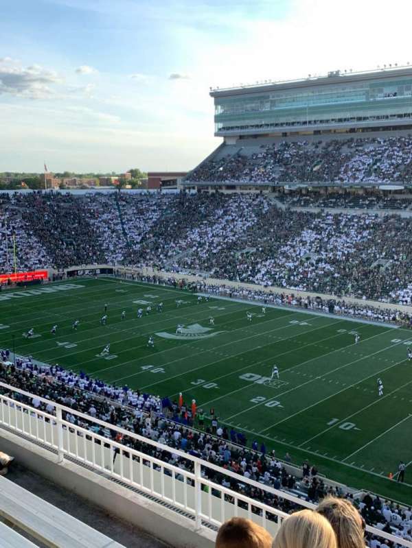 Spartan Stadium, bloc: 105, rangée: 5, place: 1