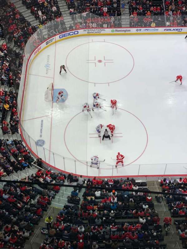 Little Caesars Arena, bloc: G21, rangée: 1, place: 1